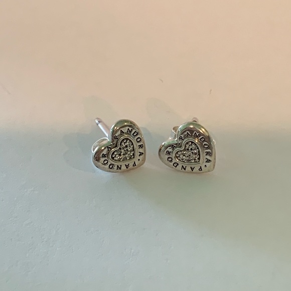 Pandora Jewelry - Pandora heart earrings